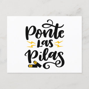 Carte Postale Ponte Dernier Pilas, lettré à la main
