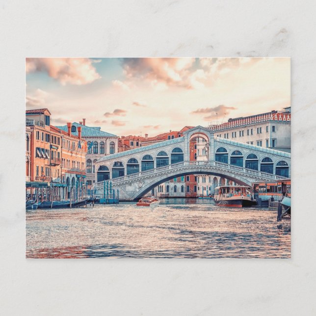 Carte Postale Ponte di Rialto (Devant)