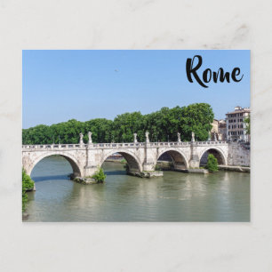 Carte Postale Ponte Sant'Angelo à Rome - Italie