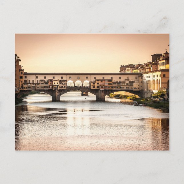 Carte Postale Ponte Vecchio Florence (Devant)