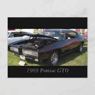Carte Postale Pontiac GTO 1969