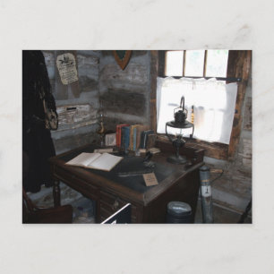 Carte Postale Pony Express Station Espace bureau intérieur