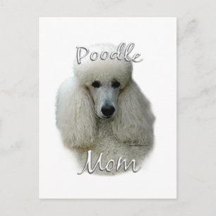 Carte Postale Poodle (wht) Maman 2