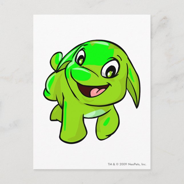 Carte Postale Poogle brillant (Devant)
