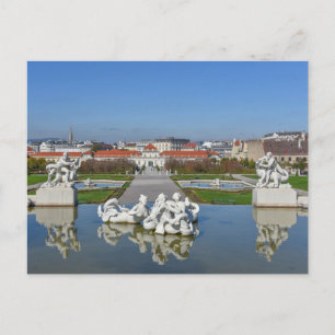 Carte Postale Pool du Palais du Belvédère, Vienne, Autriche