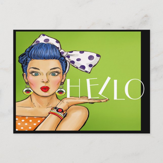 Carte postale Pop Art (Devant)