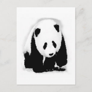 Carte Postale Pop Art Baby Panda