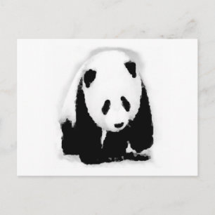 Carte Postale Pop Art Baby Panda
