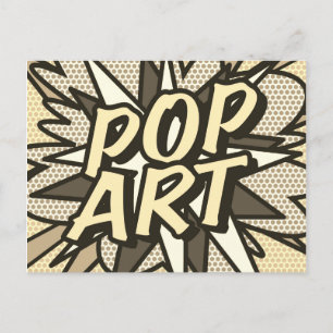 Carte Postale POP ART Bande dessinée rétro vintage amusante
