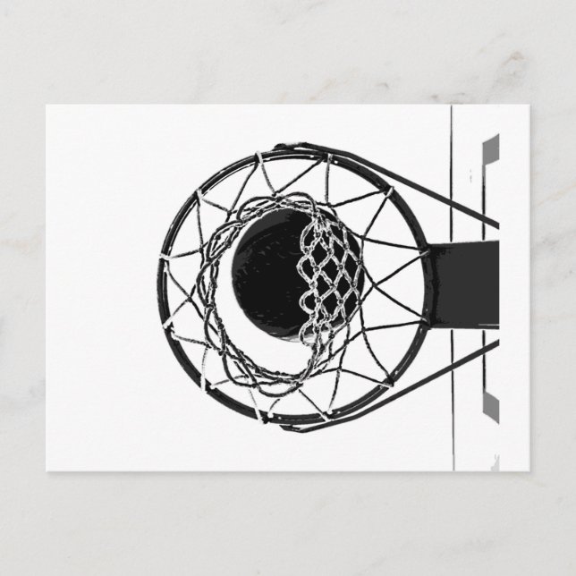 Carte Postale Pop Art Basket (Devant)