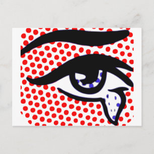 Carte Postale Pop Art Eye