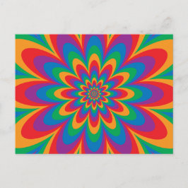 Carte Postale Pop art Flower