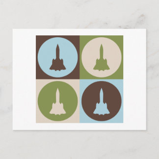 Carte Postale Pop Art Génie aérospatial
