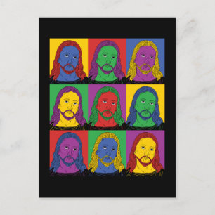 Carte Postale Pop Art Jesus