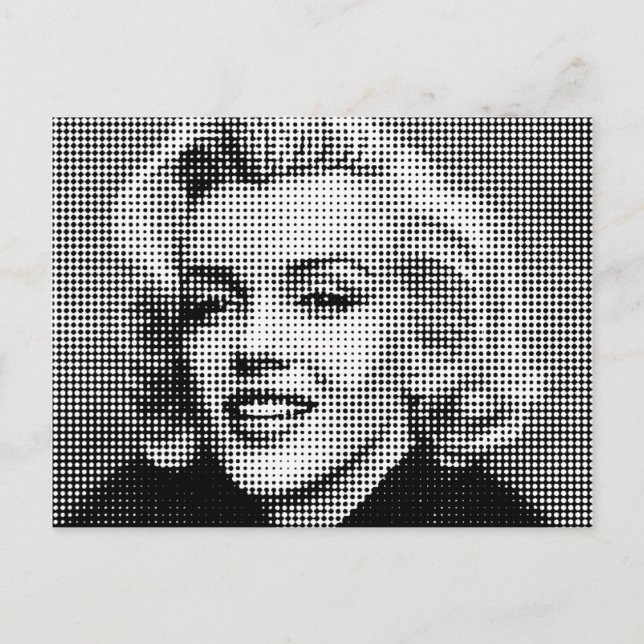 Carte Postale Pop Art Marilyn (Devant)