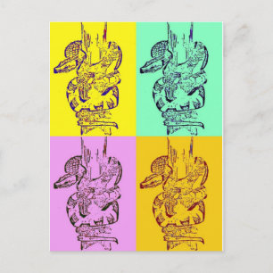 Carte Postale Pop Art Snakes