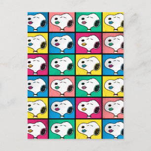 Carte Postale Pop Art Snoopy Lips Mod pour vous Motif