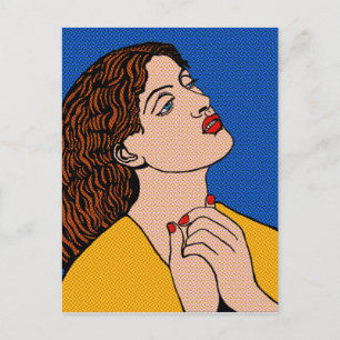 Carte Postale Pop Grrl pré-Raph