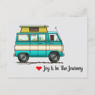 Carte Postale Pop Top Van Camper
