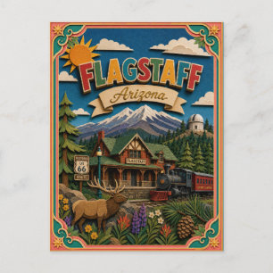 Carte Postale PopCut États Flagstaff Arizona Art Papier