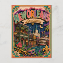 PopCut États La Nouvelle-Orléans Louisiane Art Pap