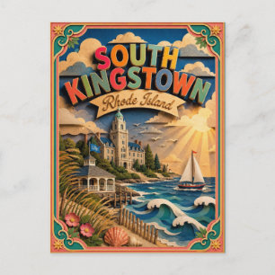 Carte Postale PopCut États South Kingstown Rhode Island Art