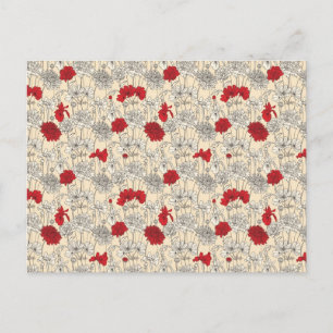 Carte Postale Poppies rouges