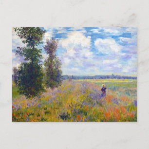 Carte Postale Poppy Field, Argenteuil, 1875 Claude Monet