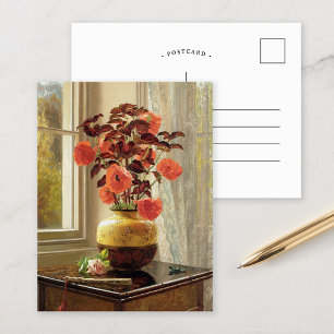 Carte Postale Poppy oriental et Coleus   Jessica Hayllar
