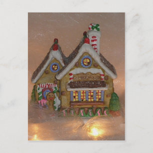 Carte Postale Porcelaine de la maison de pain d'épices