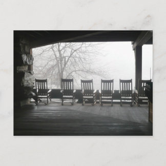 Carte Postale Porche chaise en roche avec belle vue
