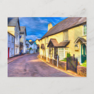 Carte Postale Porlock High Street Somerset