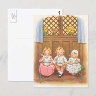 Carte Postale Porridge Pease Antique Comptine Pour Enfants