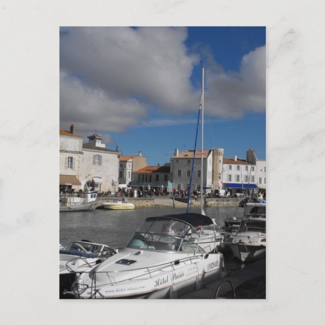Carte Postale Port à Ile de Re, France (Devant)