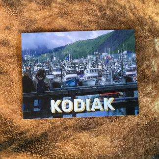 Carte Postale Port De Bateaux À Kodiak, Alaska