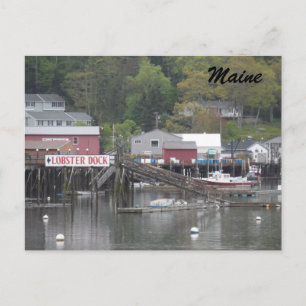 Carte Postale Port de Boothbay, Maine