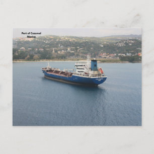 Carte Postale Port de Cozumel Mexique