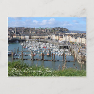 Carte Postale Port de Dieppe, Normandie, France,