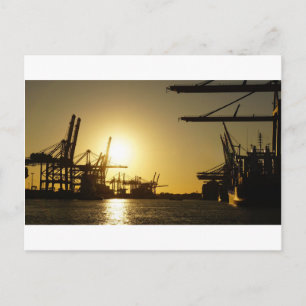 Carte Postale port de hambourg