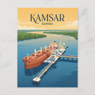 Carte Postale Port de Kamsar Guinée
