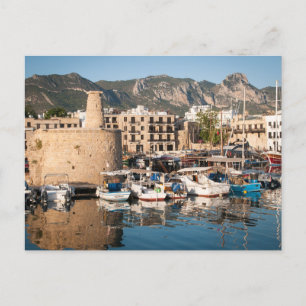 Carte Postale Port de Kyrenia Chypre du Nord