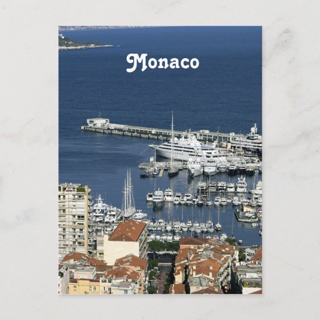 Carte Postale Port de Monaco (Devant)
