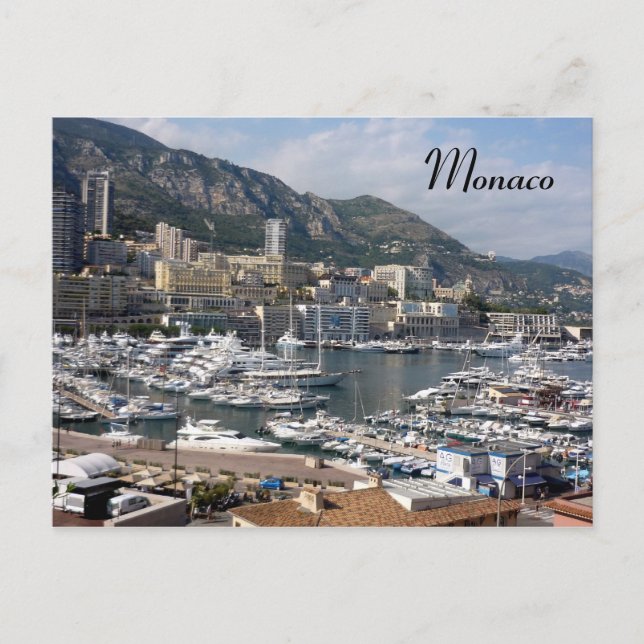 Carte Postale port de monaco (Devant)