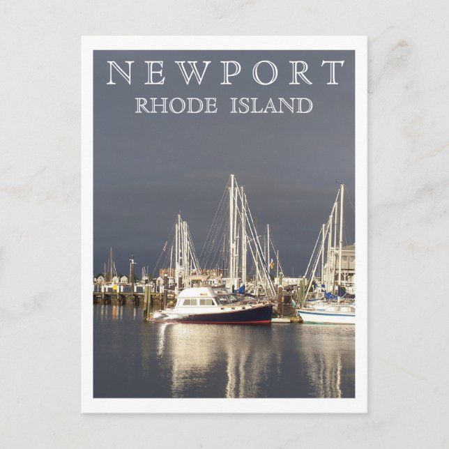 Carte Postale Port de Newport (Devant)