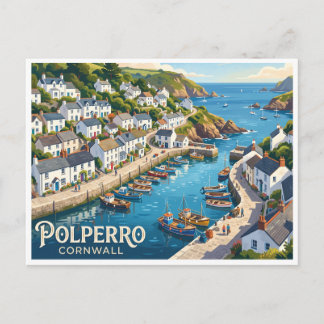 Carte Postale Port de Polperro Angleterre