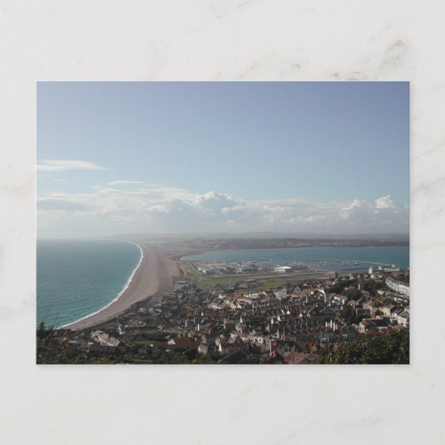 Carte Postale Port de Portland. Dorset, RU. (Devant)