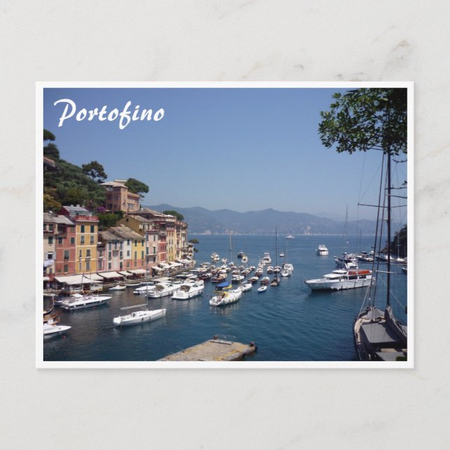 Carte Postale port de portofino (Devant)