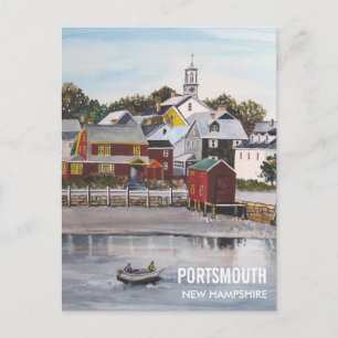 Carte Postale Port de Portsmouth, New Hampshire