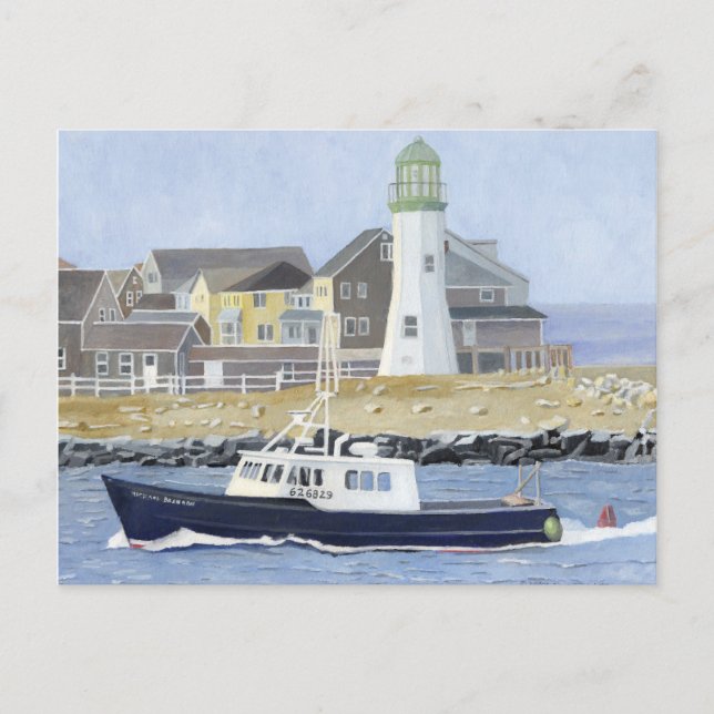 Carte Postale Port de Scituate (Devant)