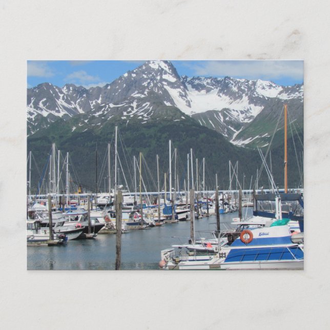 Carte Postale Port de Seward, Alaska (Devant)